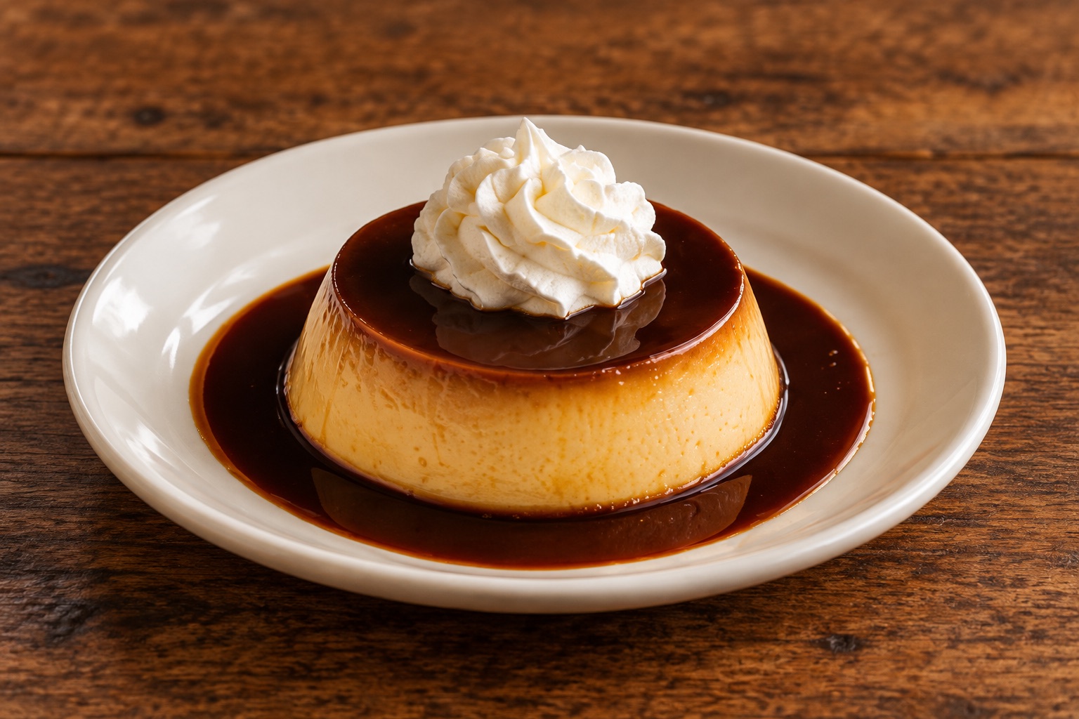 Dessert serving suggestion