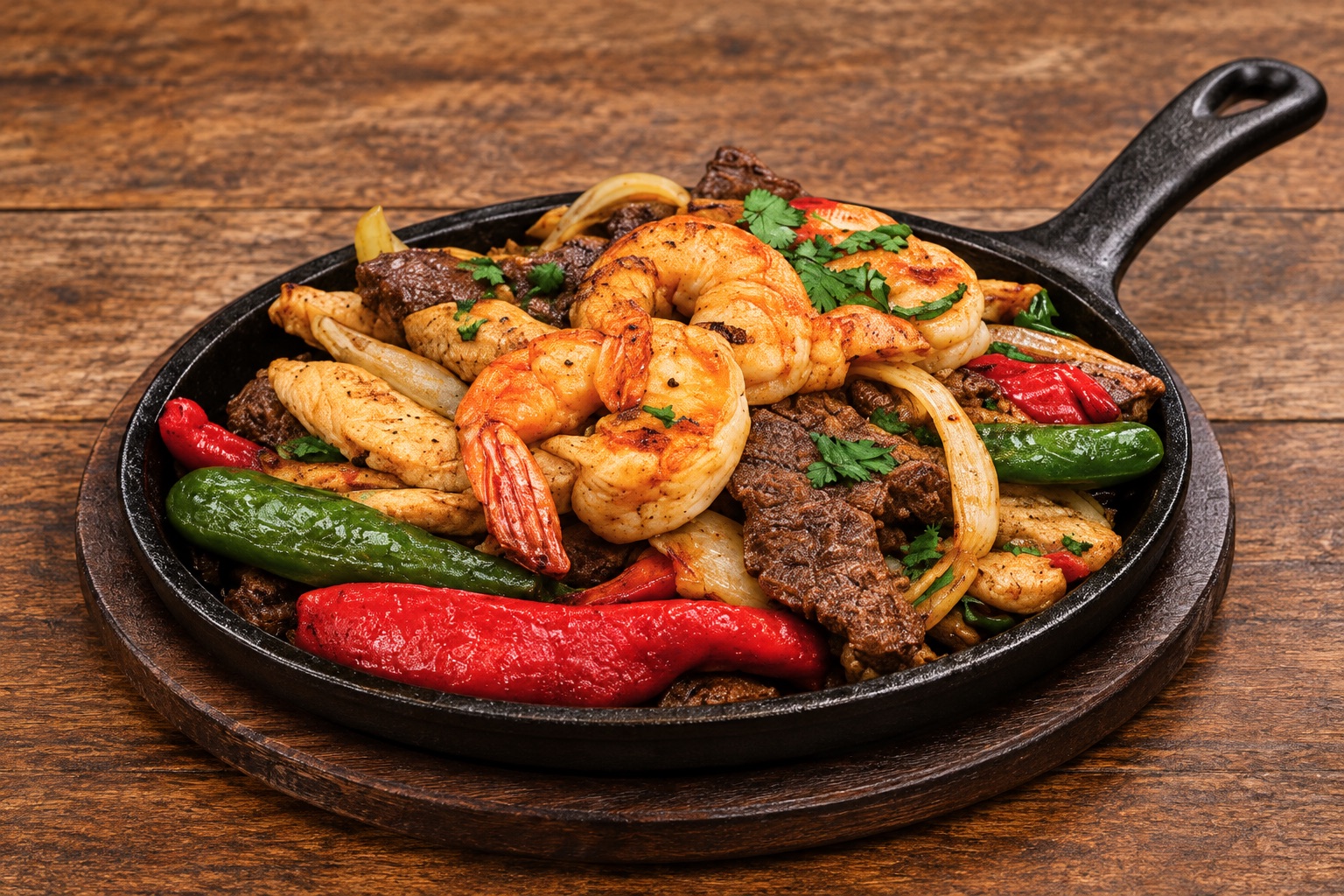 Fajitas serving suggestion